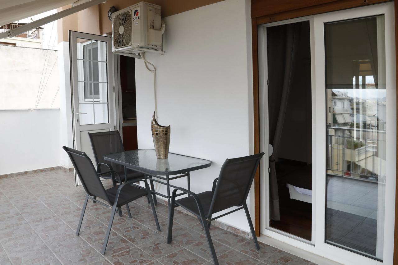 Ferienwohnung Gazi Penthouse Athen Exterior foto